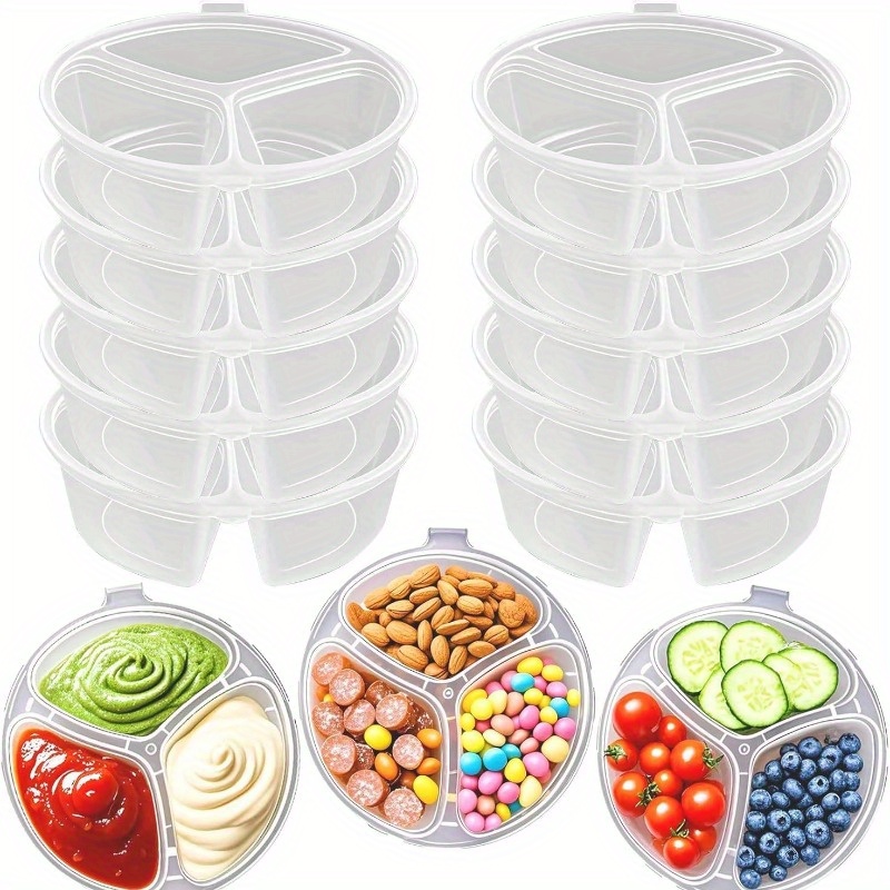 Meal Prep Recipes - حاويات طعام مستديرة يمكن التخلص منها