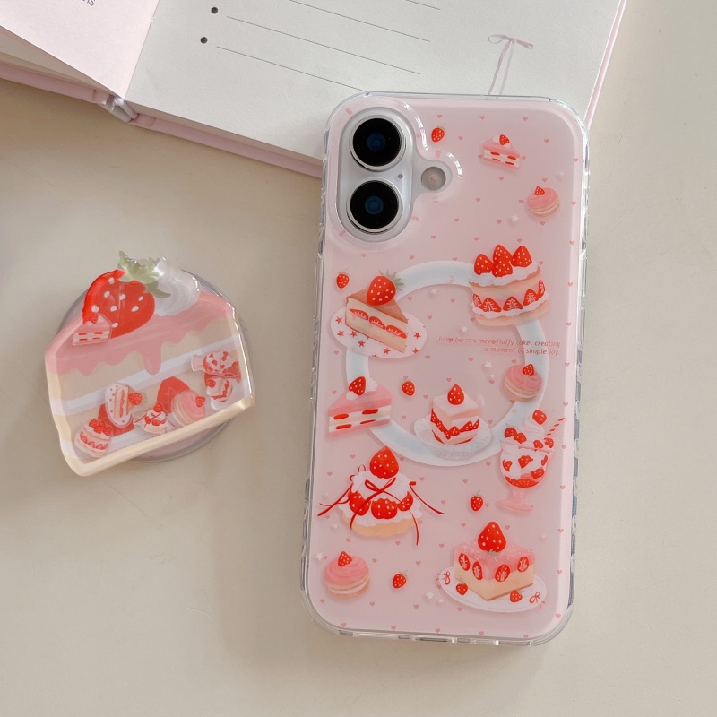 جراب هاتف مغناطيسي بتصميم كعكة - مراجعة Strawberry Huller وسعره
