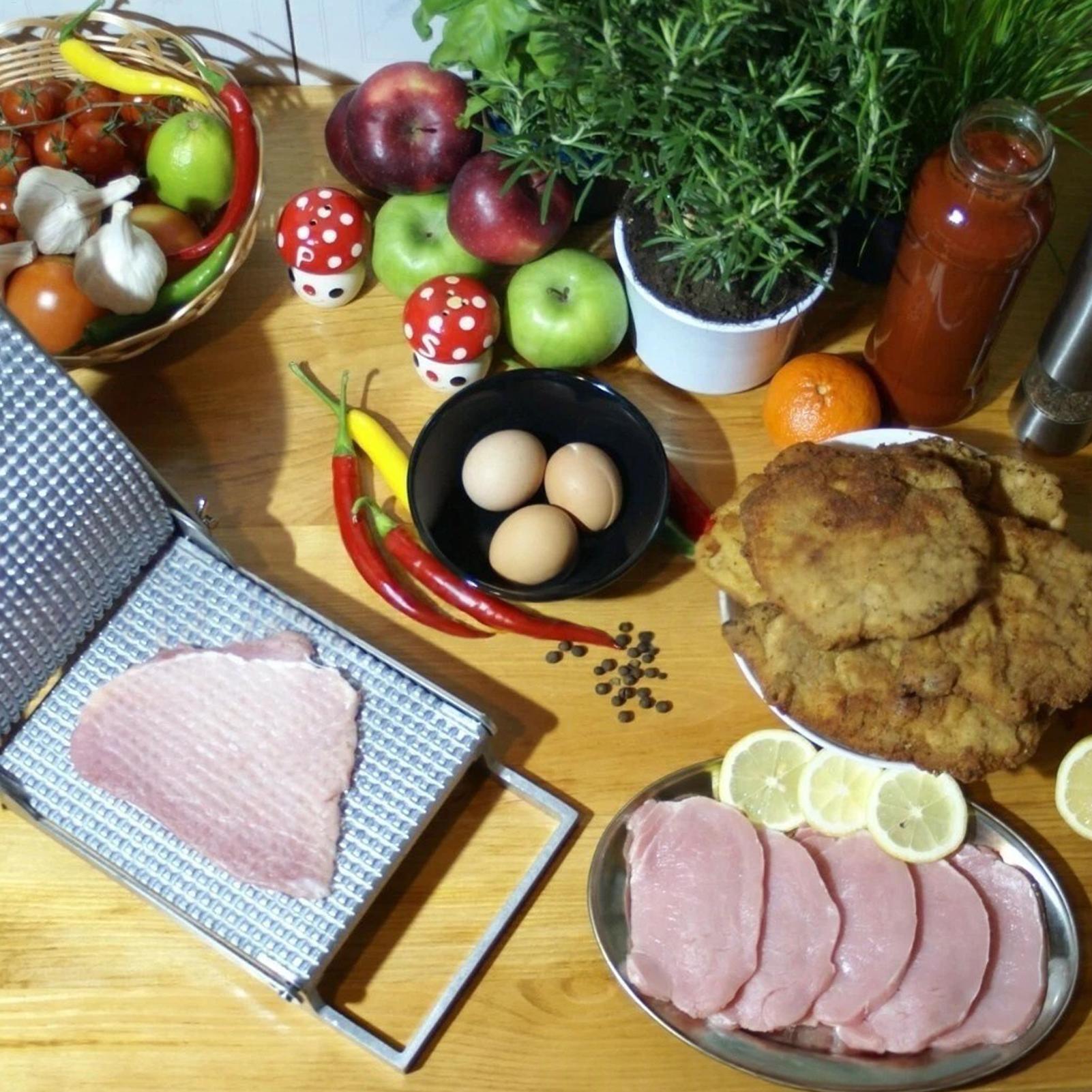 مطرقة تطرية اللحوم اليدوية من  - مراجعة Meal Prep Chicken وسعره