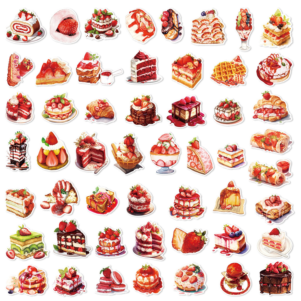 50 قطعة من ملصقات الكتابة على  - مراجعة Strawberry Huller وسعره