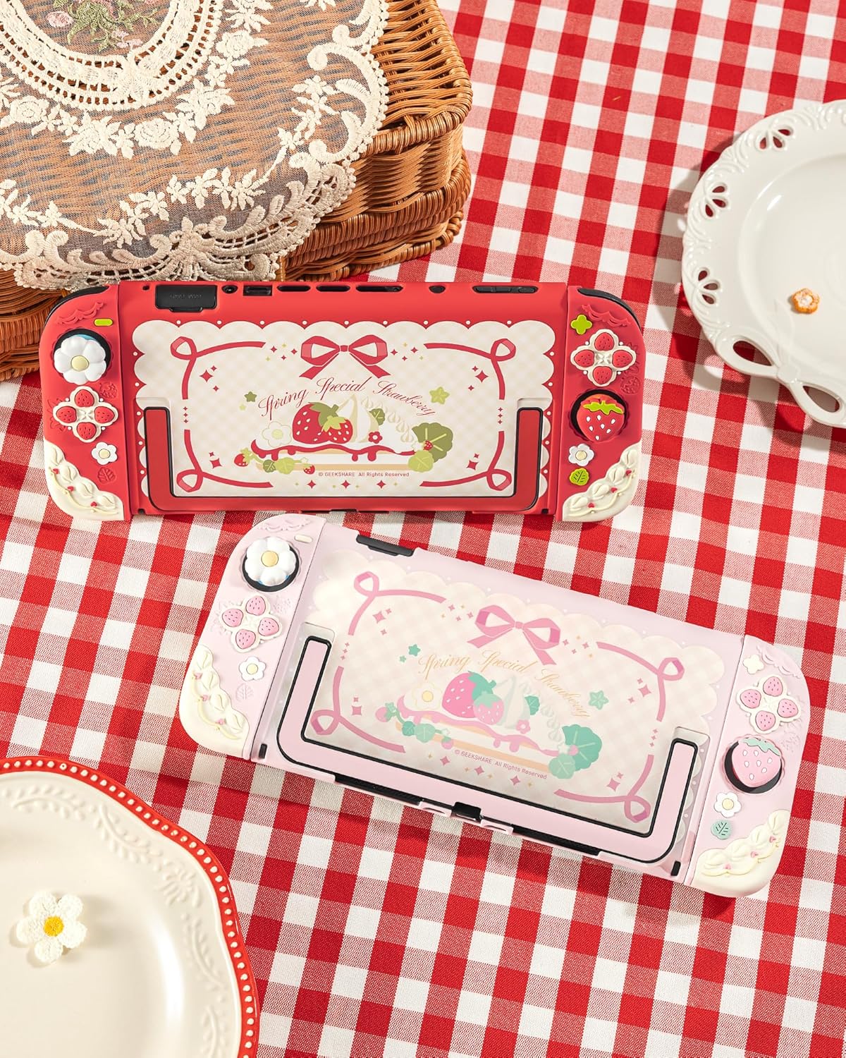 غطاء حماية GeekShare متوافق مع - مراجعة Strawberry Huller وسعره